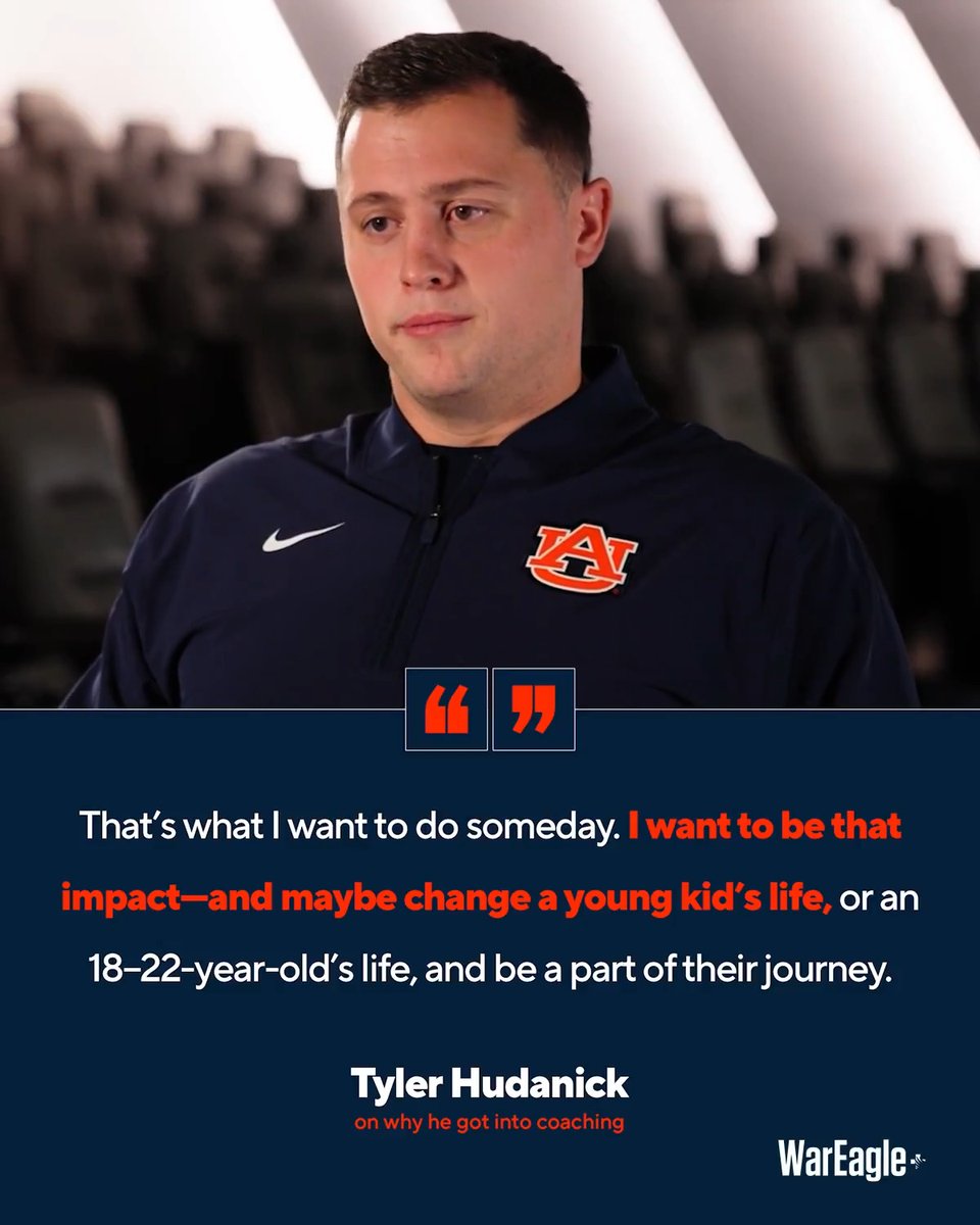 Shaping futures on and off the field 🦅 Hear the full conversation with Tyler Hudanick on the WarEagle+ Content Network.