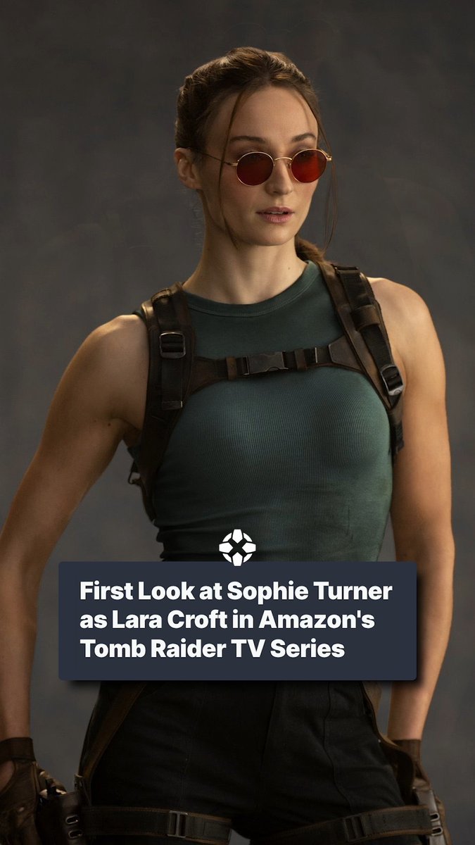 Sophie Turner is Lara Croft in Prime Video's Tomb Raider TV series! Are you excited for a new Tomb Raider show?