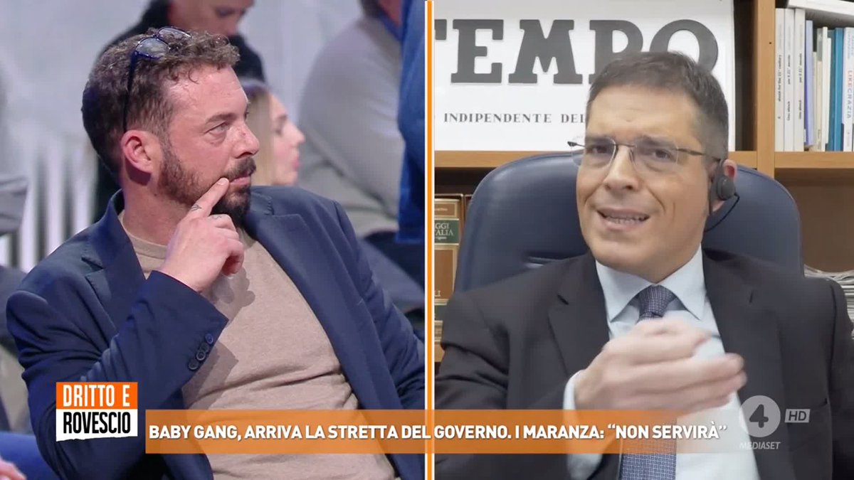 "Avete fatto entrare in Italia 1 milione di clandestini e ora venite a dire in televisione che c'è un problema!" Daniele Capezzone a #drittoerovescio
