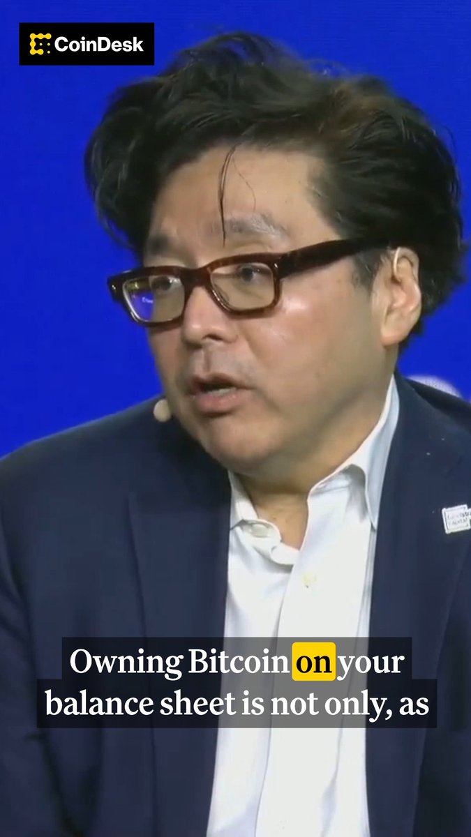 POWER PLAYER: From Bitcoin to Beast Industries, Tom Lee aka Thomas (Tom) Lee (not drummer) FundstratDirect.com has successfully invested in trend-forward projects and creators. Bitmine (NYSE-BMNR) $ETH, where he is chairman, announced their investment in MrBeast's company today, and we can't wait to see what he discusses and drops on stage at Consensus Hong Kong in a few weeks. Here is Tom Lee from the Consensus stage in 2025 discussing why companies should have Bitcoin on their balance sheet.