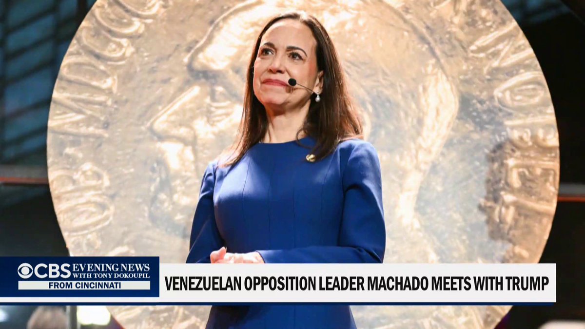 Venezuelan opposition leader María Corina Machado presented President Trump with her real Nobel Peace Prize medallion during her visit to the White House on Thursday, as U.S. forces seized a sixth Venezuela-linked oil tanker hours beforehand. CBS News’ Weijia Jiang reports.