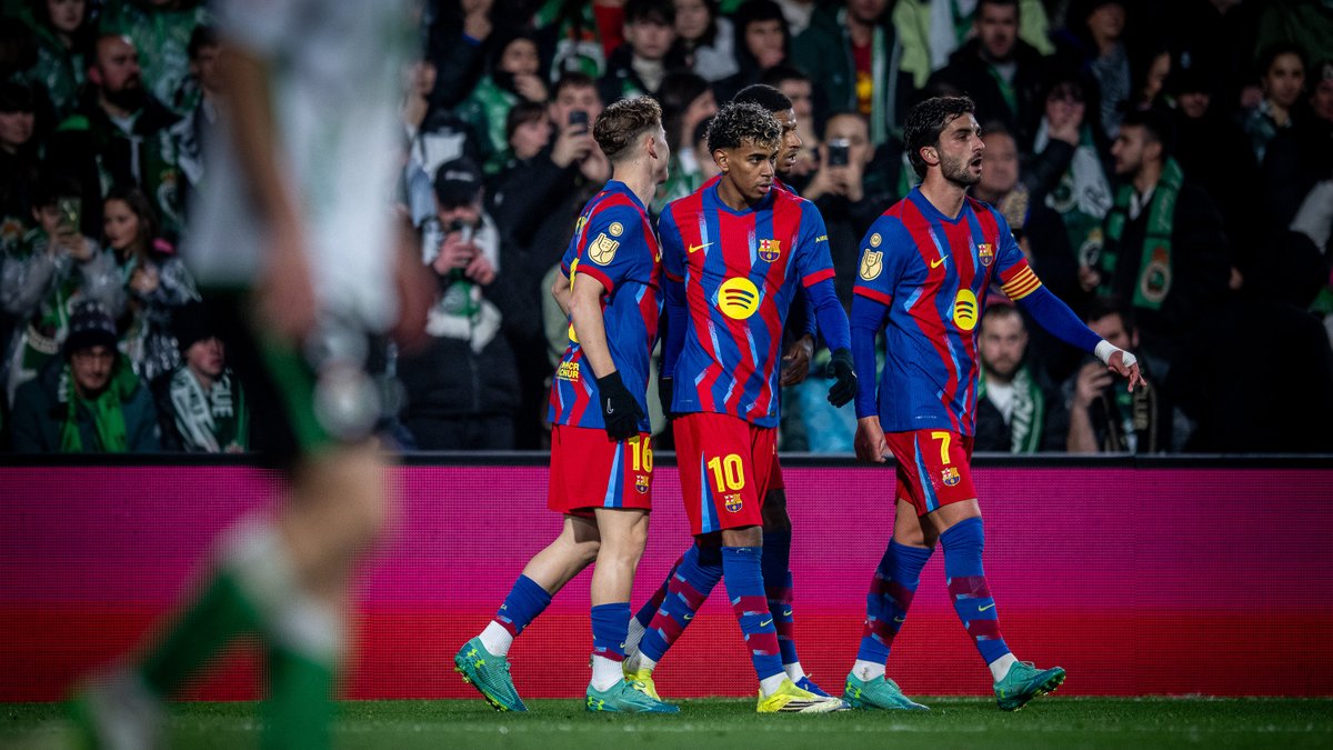 📺 𝗥𝗘𝗦𝗨𝗠𝗘𝗡 #CopaDelReyMapfre 🆚 Real Racing Club | 0-2 | FC Barcelona ⚽️ 0-1 Ferran Torres (66’) ⚽️ 0-2 Lamine Yamal (90’+5) #LaCopaMola | Octavos de final