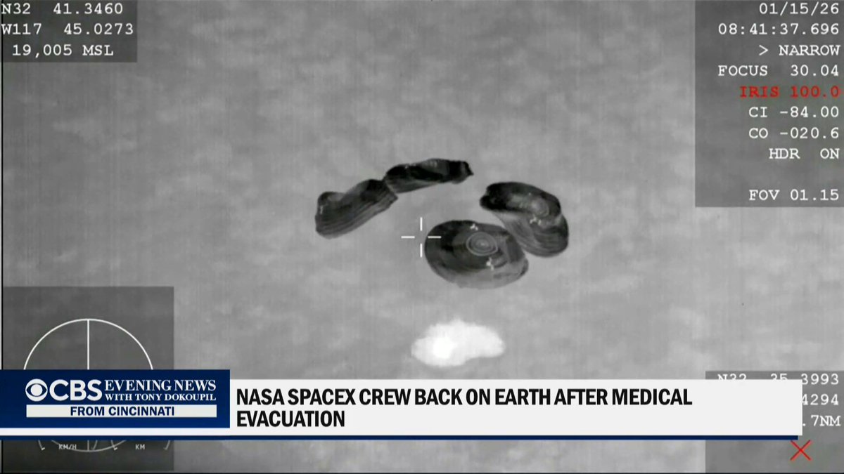 Four space station fliers are back on Earth six days after NASA ordered them home early because of a medical issue.