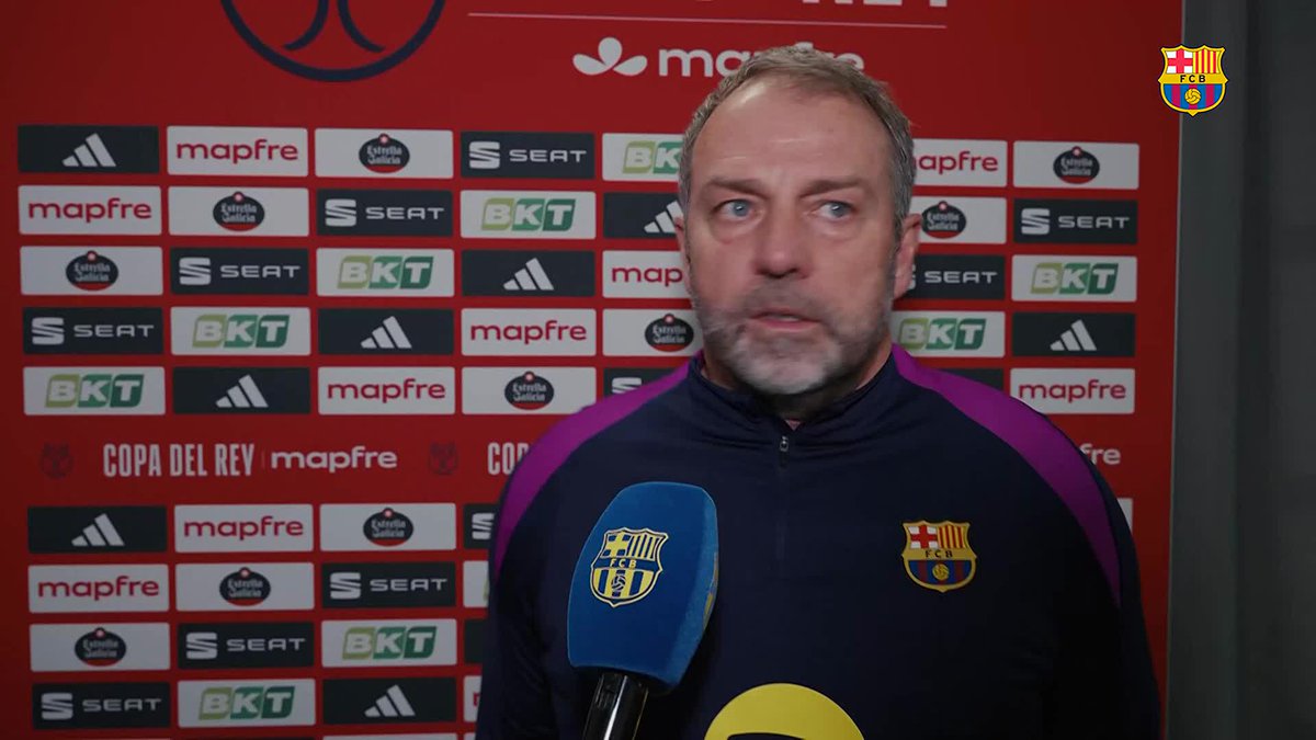 🎙️ What our coach, Hansi Flick, said after the Copa victory.
