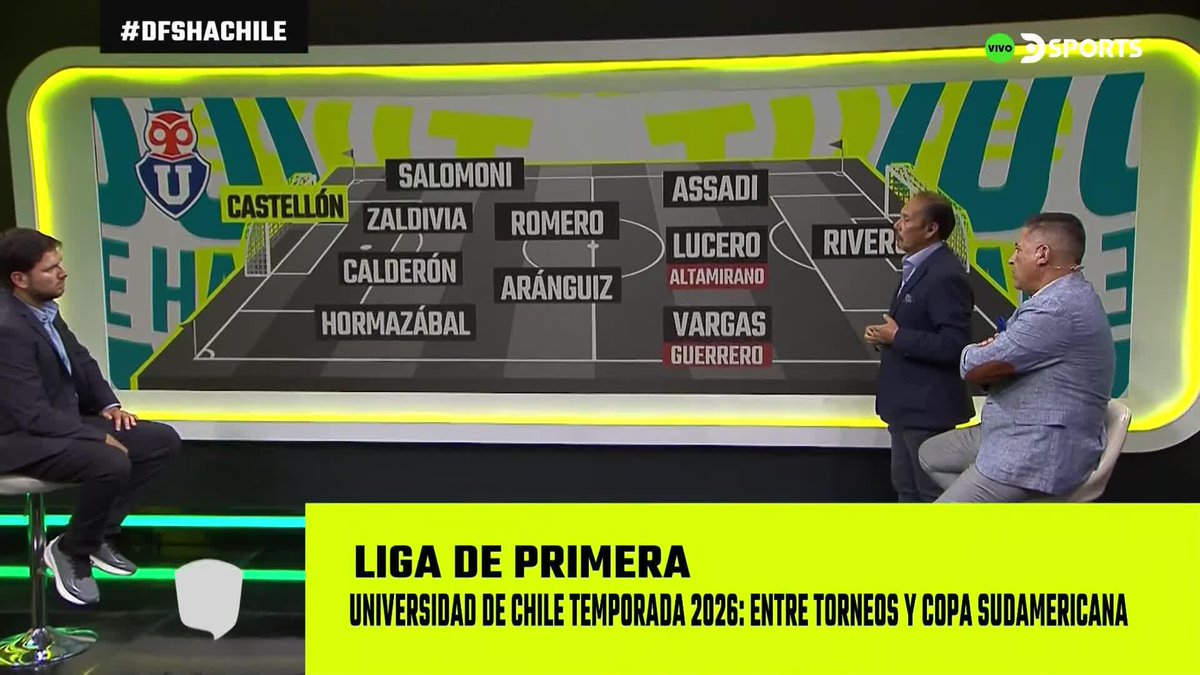 EL XI DE LA U PARA 2026 🔵 🦉 Con la llegada de Paqui Meneghini, más los refuerzos de este mercado, Universidad de Chile alista su estreno esta temporada. ¿Cómo ves a los Azules para esta temporada? #DFSHAChile