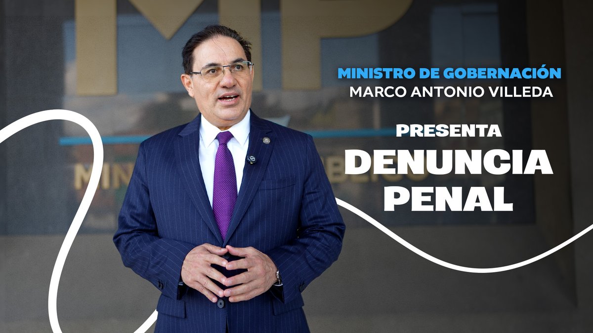 El ministro de Gobernación, Marco Antonio Villeda, denunció penalmente por amenazas al alcalde de Moyuta, #Jutiapa. 📂💪🏻 #SeguridadConTransparencia
