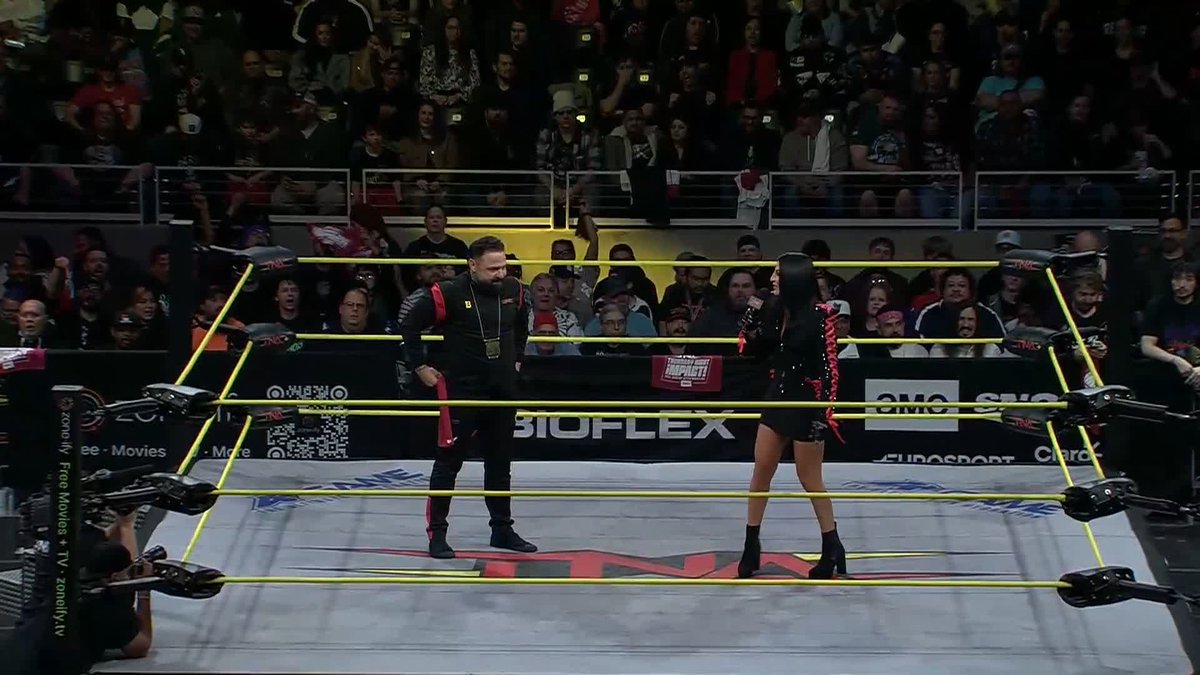 Well.. That escalated quickly! "The Suit" has arrived. Daria Rae Berenato Santino Marella #TNAiMPACT