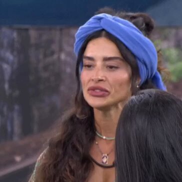 Com a tranquilidade transparecendo na face, Aline diz que está tranquila. #BBB26