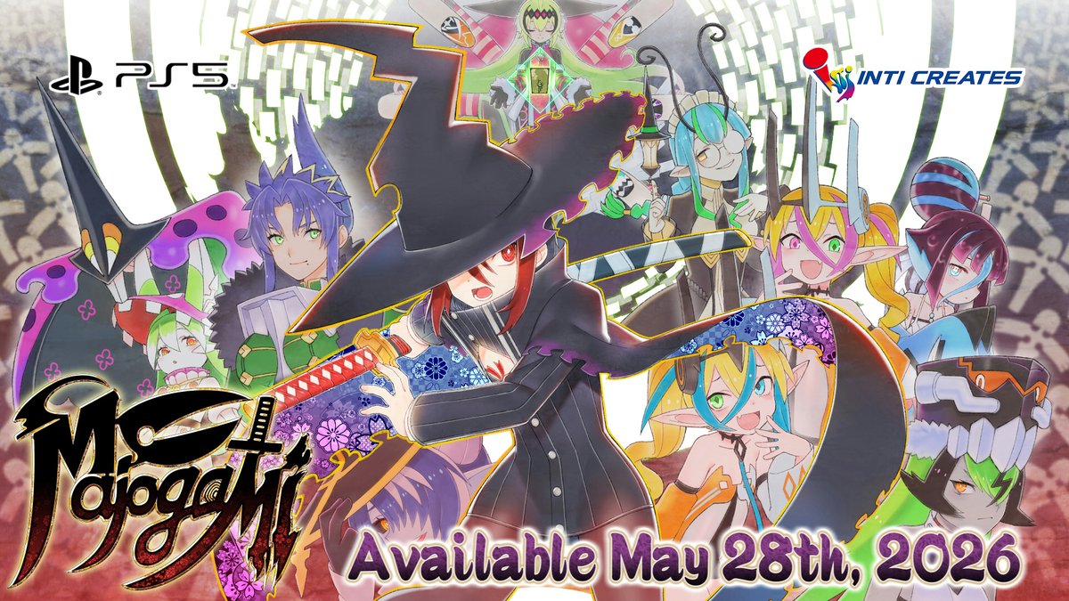 Majogami is coming to PlayStation 5! Take control of Shiroha as she slashes her way through a paper craft world of nightmares! Coming to PlayStation 5 on May 28th!