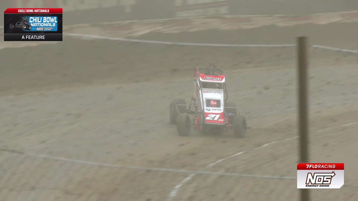 🔒 8th to 1st for Christopher Bell in the Thursday A-Main, CJ Leary also locks in for Saturday! #ChiliBowl | NOS Energy Drink