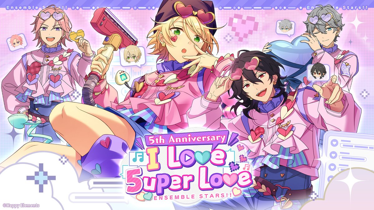 主題影片 | 五週年原創招募「Sending Love」 今日份的Love 發現! 「製作人」對偶像們的應援簡直超Lo~ve! 「招募!Sending Love」將與1月22日開啓。 ★即日起至1月22日,此推文按讚超過1000次,將於1月22日為全服製作人送上【上級招募劵(限時)x10】 敬請期待♪ #偶像夢幻祭2
