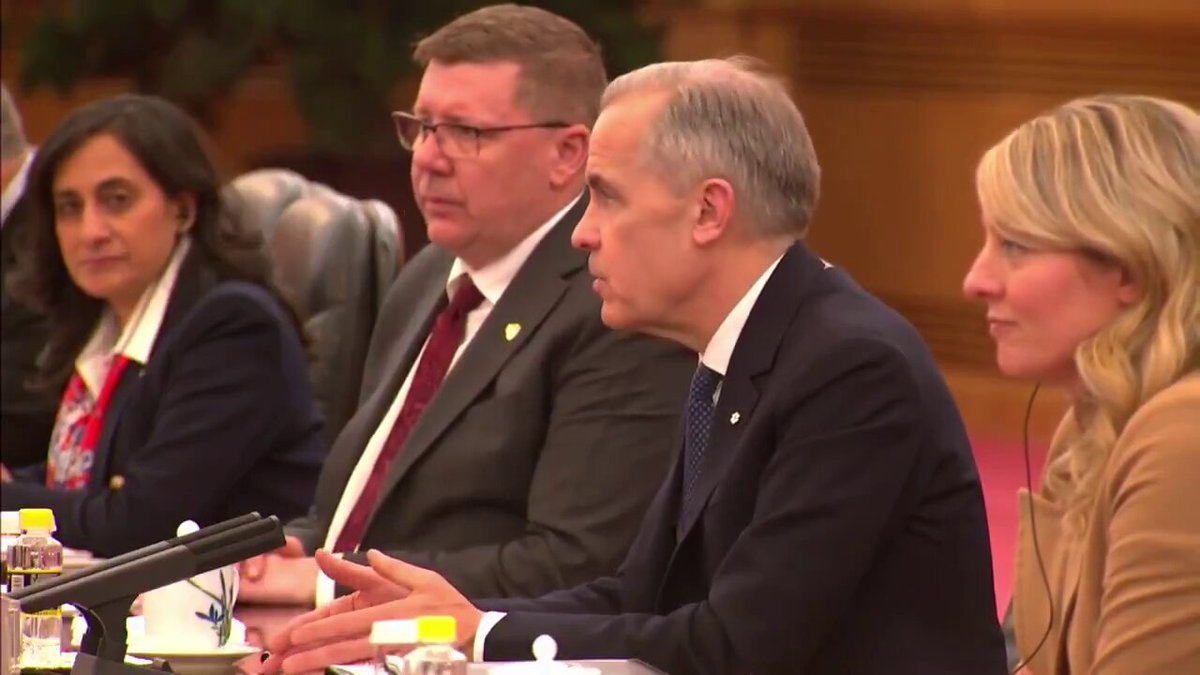 🚨🌎 “Sets us up well for The New World Order” - Canadian PM Mark Carney discussing new agreement with China. Remember when the NWO was just a wild Conspiracy? Not anymore - it’s happening in real time.