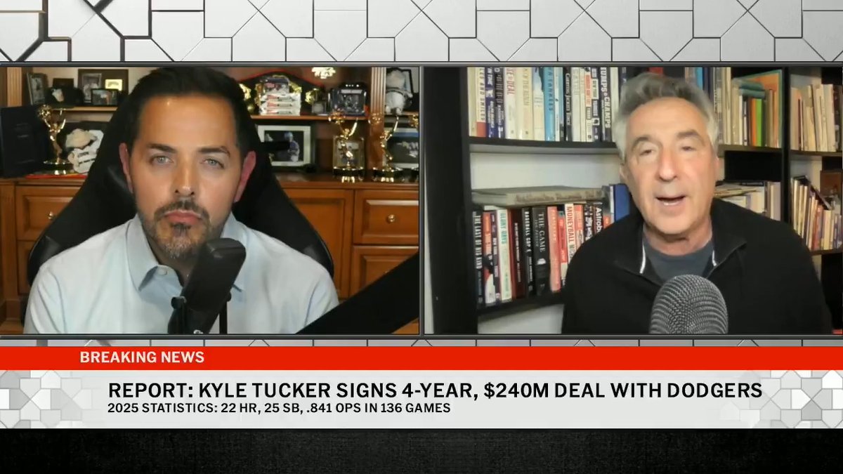 "We're not seeing any weaknesses on this team at all, at this moment." Jon Heyman joined Robert Flores to discuss the Dodgers' loaded lineup following the reported addition of Kyle Tucker.