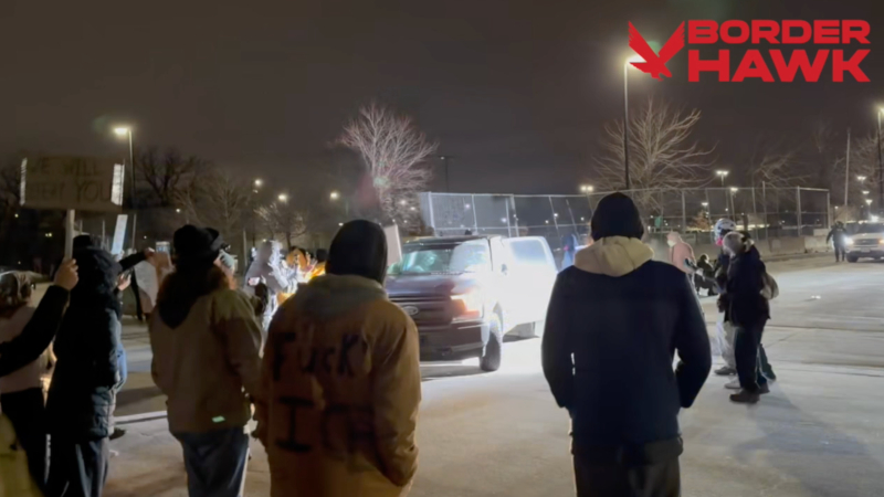 🚨BREAKING: Militant rips open door of vehicle departing Minneapolis federal building This disturbing escalation has triggered a shock-and-awe crackdown from the feds - videos incoming Monitoring the situation • Follow for updates Support our mission: