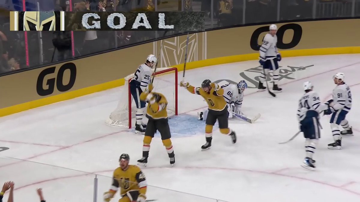 THE @GOLDENKNIGHTS TIE IT WITH SEVEN SECONDS TO GO 📣 📺: ESPN ➡️