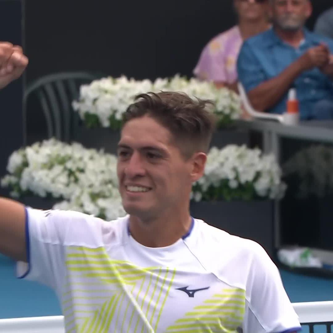 El primer tuit que vas a ver cuando te levantes: SEBA BÁEZ FINALISTA EN AUCKLAND.