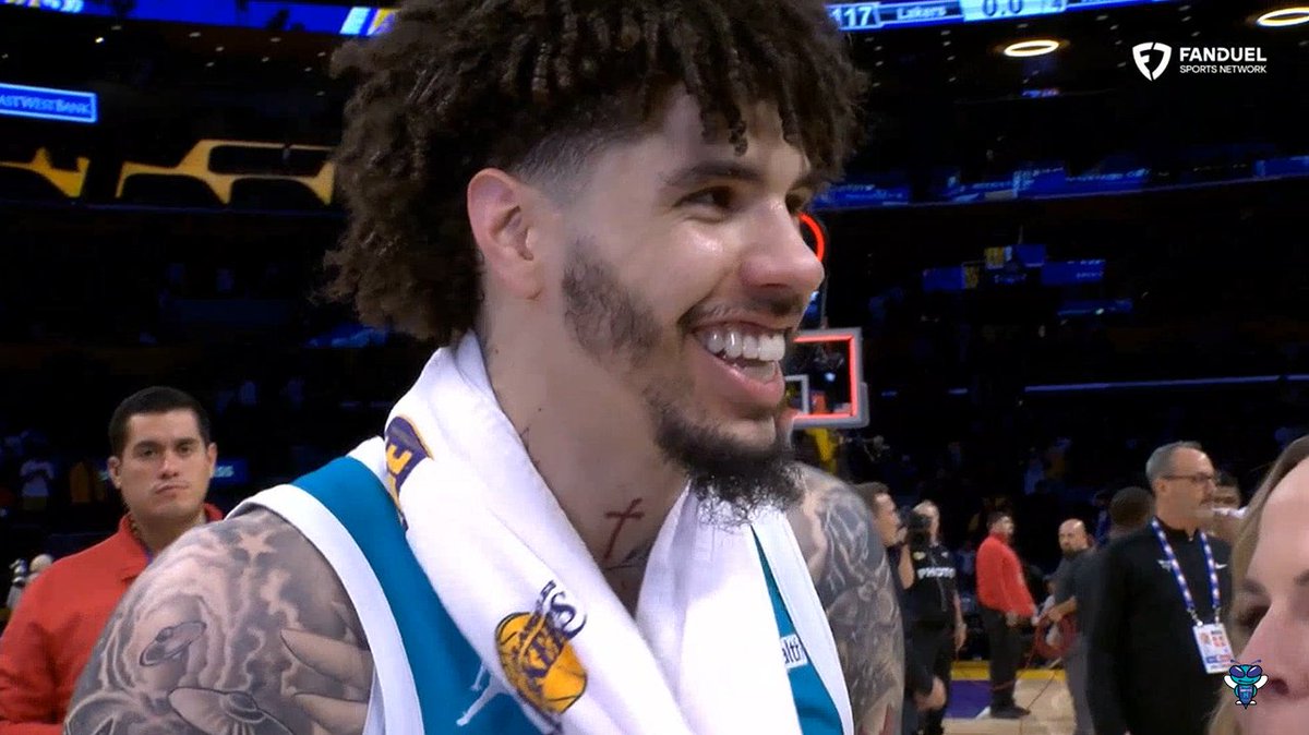 🎙️ LaMelo Ball: "I mean, with the record and everything, we know it's not what it's supposed to be. But like we said, we're just gonna keep going and try to stack these wins."