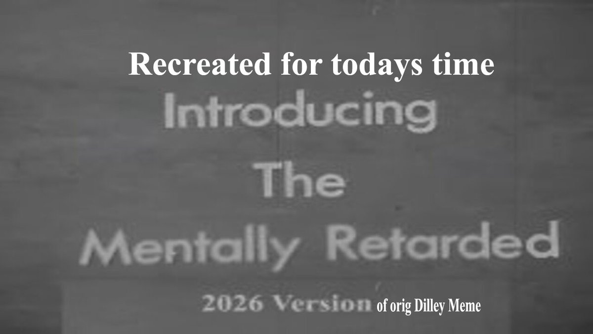 🚨“Introducing the mentally retarded of America.”🧐 Updated-again NEW 2026 💥version.🤣 ---🤪🤡The best is yet to come.😂