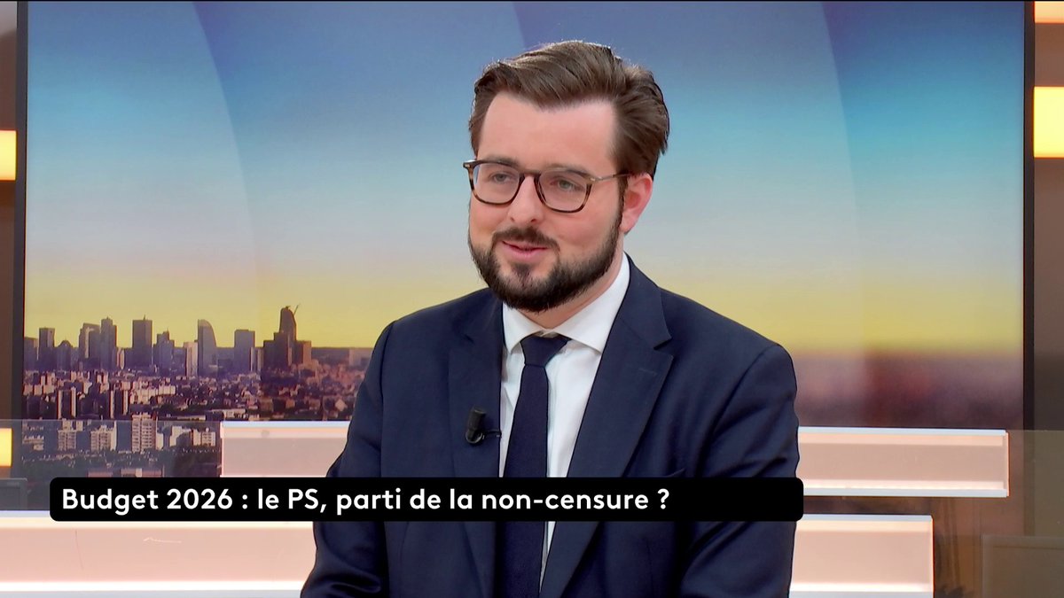 🔴 🗣 "S'il n'y a pas un compromis [ambitieux sur le budget], alors, sans regret, nous censurerons, absolument sans regret", prévient le député PS, Philippe Brun, qui met en avant "l'intérêt national avant toute autre considération". #canal16