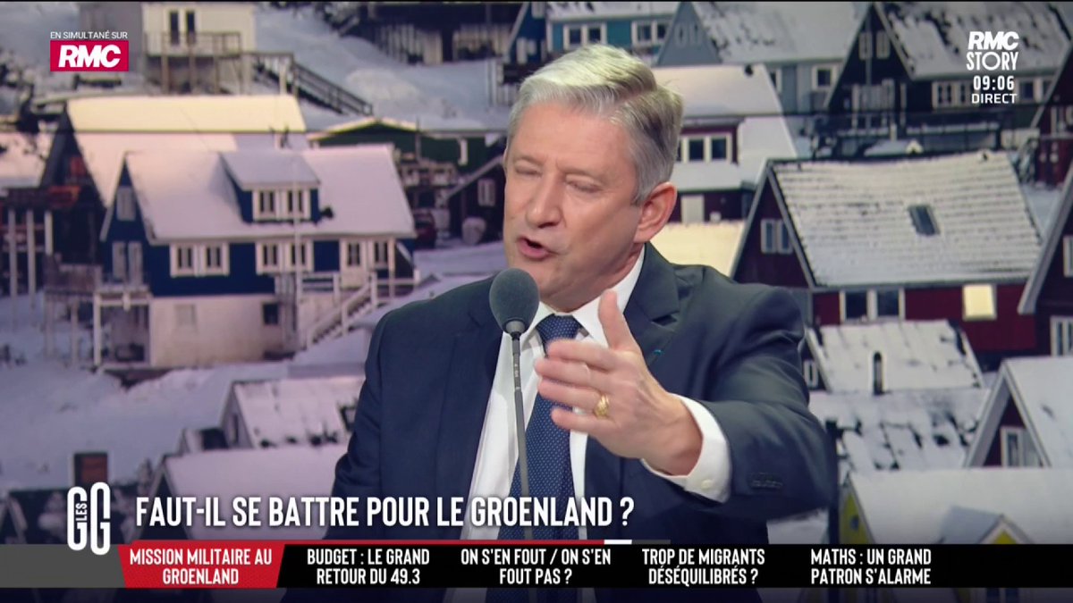🚨 Le coup de gueule d'Emmanuel de Villiers : "On n'a rien à foutre au Groenland ! En plus, on compromet la paix en Ukraine par une friture avec l'administration Trump. Les petits jeux de moquette à Bruxelles, faut que ça s'arrête !" #GGRMC
