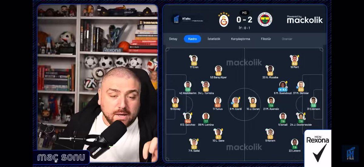 💥🗣️Hasan Arda Kaşıkçı: Bence gs gerçekten 5-0 lık bjk maçından daha kötü oynadı. Oraya giden taraftarların hakkına giren bir takım. Çok kötü hazırlanmış bir teknik ekip..