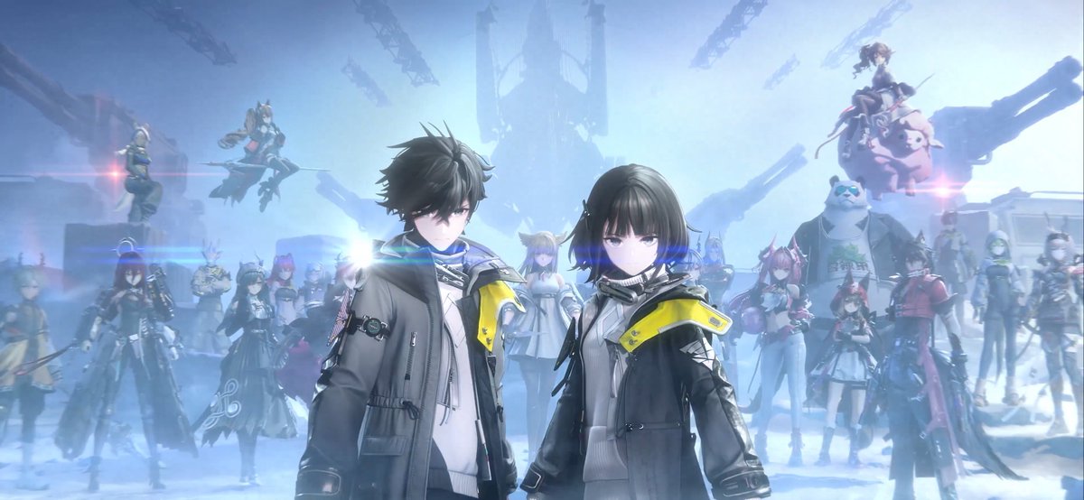 『アークナイツ:エンドフィールド』正式リリースPV:Back to Endfield 「さあ、君の選択が導く未来を、確かめに行こう。」 『アークナイツ:エンドフィールド』は1月22日、全プラットフォームで正式リリース! どうぞお楽しみに✨ STARSET (STARSET)様に、ゲームのイメージソング『We Are Empire』をお手がけいただき、誠にありがとうございます。 ▼各プラットフォームにて事前登録受付中、詳細はリプ欄をチェック!