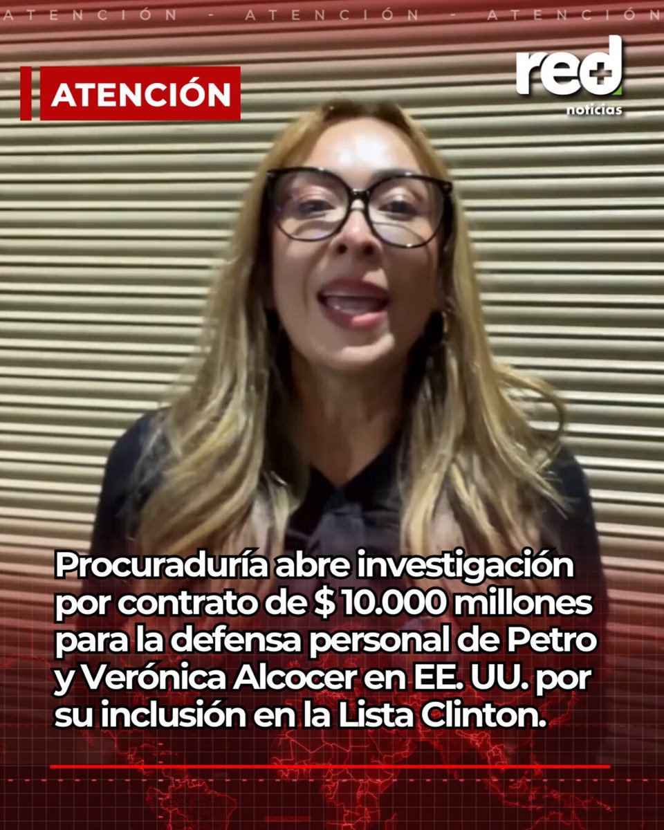¡No tienen vergüenza!. Creen que el Estado es el banco personal de Petro y su esposa Verónica Alcocer (o ex, ya ni se sabe que es..) Pretender usar 10 mil millones para pagar abogados que los saquen de la “lista Clinton” es indolente. En el país se mueren los pacientes porque no hay plata para la salud y en Palacio quieren usar lo poco que queda para asuntos personales. Bien por Katherine Miranda🌻VERDE 2 👏👏👏👏