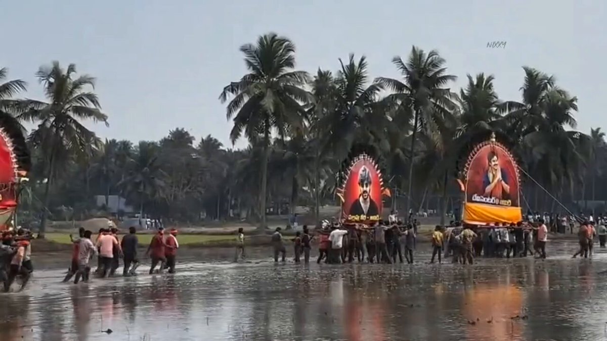 Celebrations kick off from Konaseema aka KalyanSeema💥💥 A glimpse of the festivities begins Pawan Kalyan