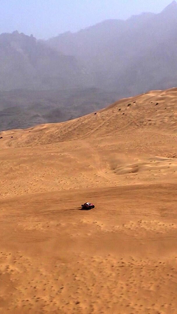 This place is unreal 🤯 #DakarInSaudi #Dakar2026