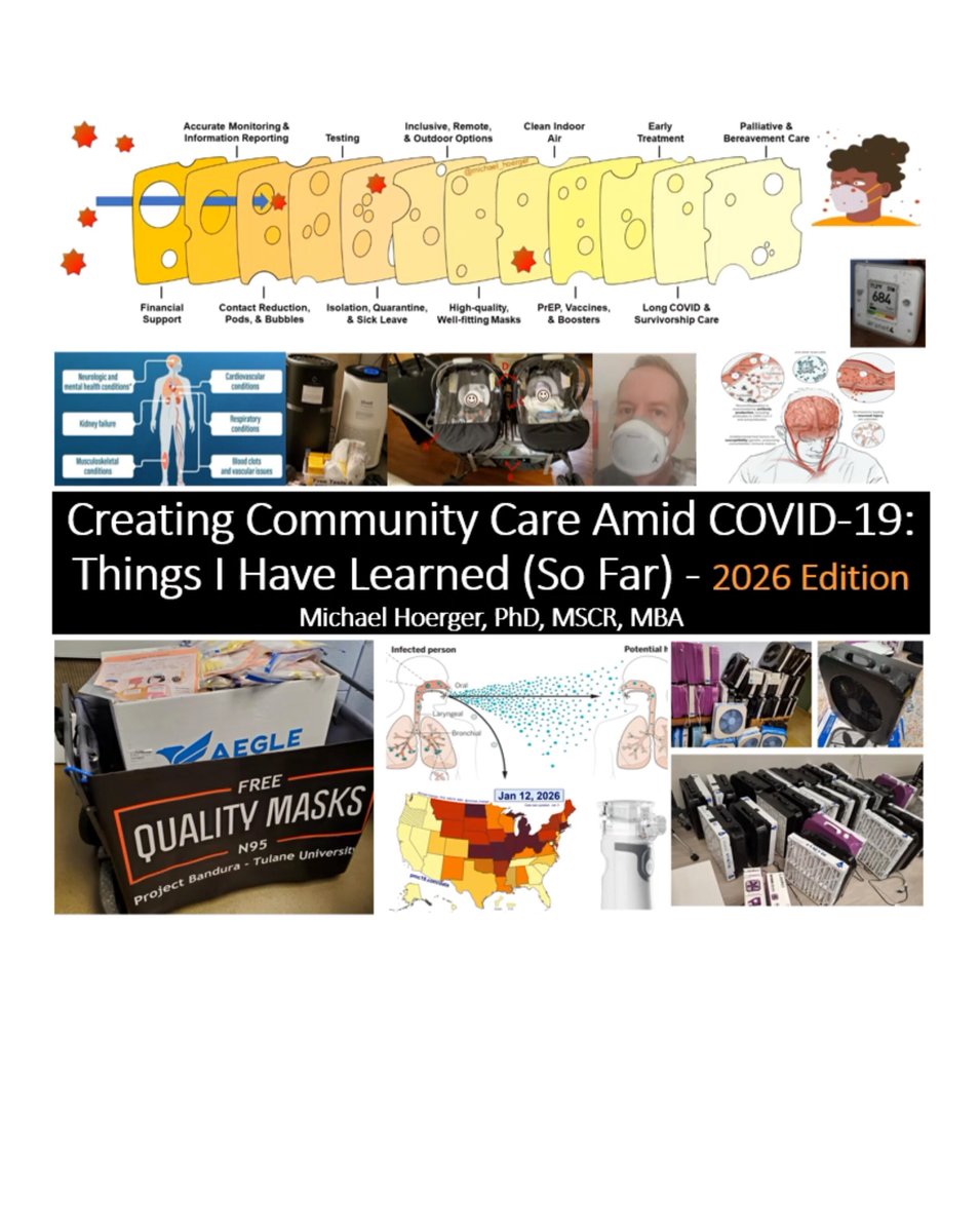2026 Edition of "COVID-19: Things I have Learned (So Far)." 0:00 Intro 2:07 Transmission Persists 4:55 Morbidity &amp; Mortality Persist 23:07 Psychological Defenses, Politics, &amp; $$$ 29:52 Analogy of Big Tobacco 35:04 Multi-Layered Mitigation 58:00 Practicing Community Care
