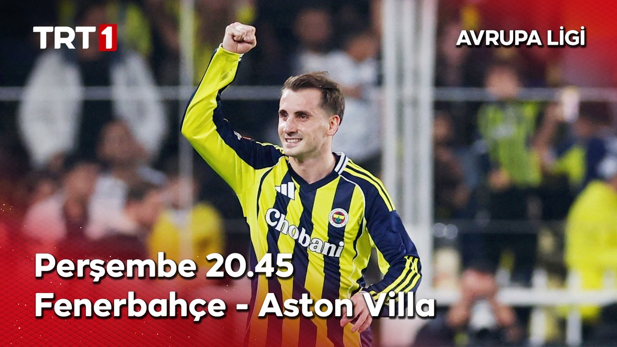 UEFA Avrupa Ligi’nde 11 puanla 12. sırada yer alan temsilcimiz Fenerbahçe, Premier Lig’in köklü kulüplerinden Aston Villa ile karşılaşıyor.⚽🏆 Fenerbahçe-Aston Villa maçı perşembe günü saat 20.45’te TRT 1, tabii ve TRT Radyo 1’de!📺