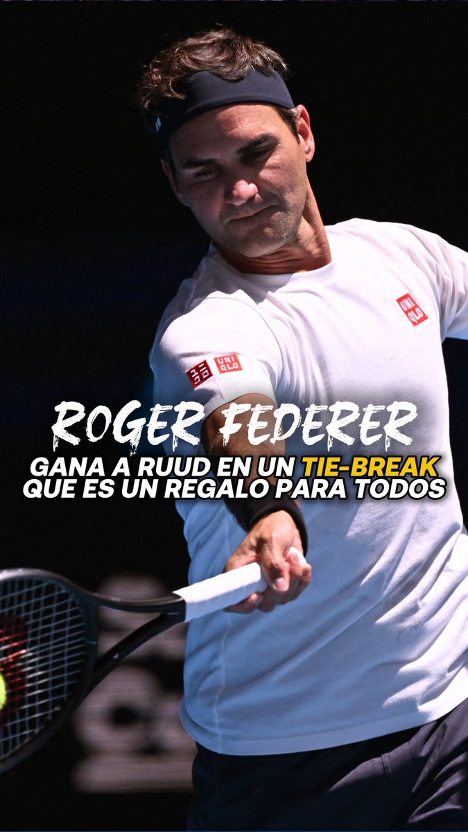 Roger Federer. 44 años. Un tiebreak contra el número 13 del mundo, Casper Ruud. 𝒀 𝑮𝑨𝑵𝑨. Lo que ha ocurrido este viernes en el #AusOpen es una auténtica DELICIA 🤤🎁 📺 Disfruta todo el #AO2026 en Eurosport y HBO Max España 🌟