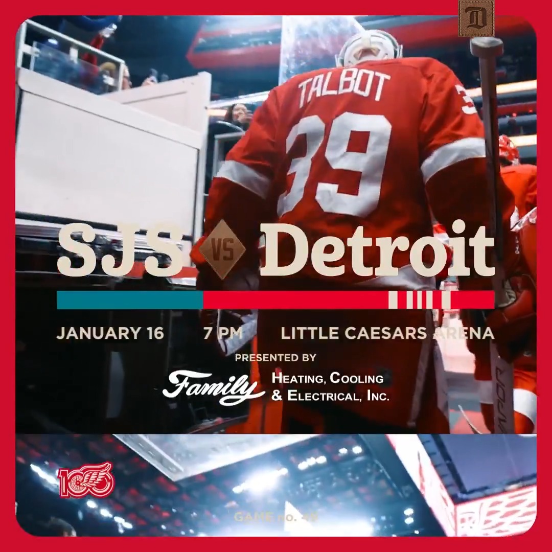 Friday night hockey! #LGRW 🏒 7:00 P.M. 📺 FanDuel Sports Network Detroit 📻 97.1 The Ticket: 🎟️ 🤝 Family Heating, Cooling & Electrical Inc.