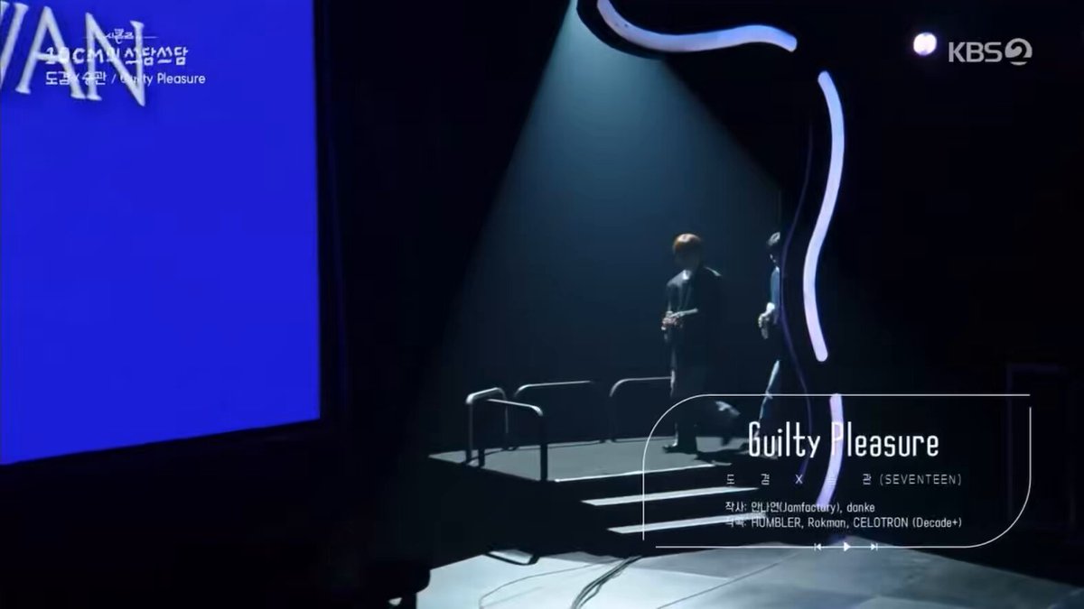 Dokyeom and Seungkwan’s Guilty Pleasure stage on The Seasons: 10CM's Pat-Pat 🖤