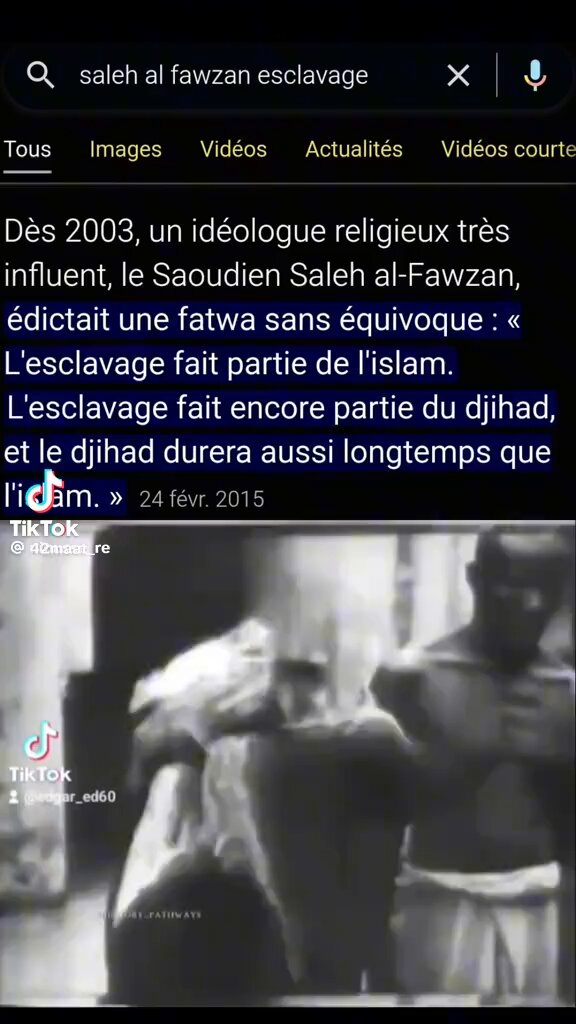Les Arabes vendaient des Noirs à La Mecque🕋, soi-disant lieu saint. Tant qu’on reste prisonniers de ces religions, nous restons colonisés. Nos ancêtres noirs ont été tués, et pourtant certains d’entre nous suivent aujourd’hui l’islam ou le christianisme.
