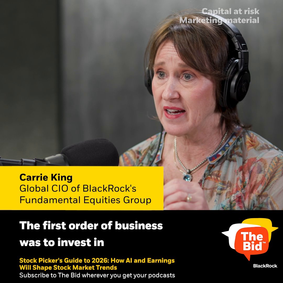 Can stocks continue their momentum in 2026? After three years of strong returns, investors are watching what comes next. Carrie King joins host Oscar Pulido on The Bid #podcast to discuss how #AI investment, earnings growth, and valuations are shaping equity opportunities this year. 🎧 Listen: