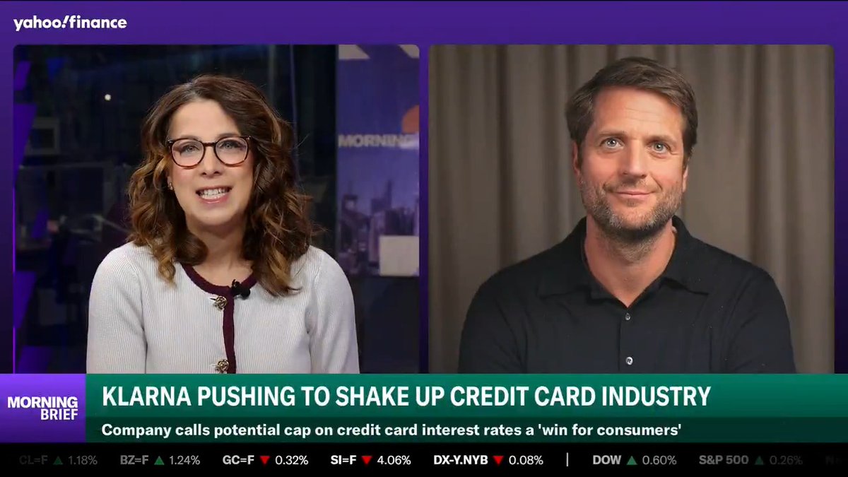 Klarna calls President Trump’s potential cap on credit card interest rates a “win for consumers.” CEO Sebastian Siemiatkowski joins Yahoo Finance to discuss how the financial services company is pushing to shake up the credit card industry: