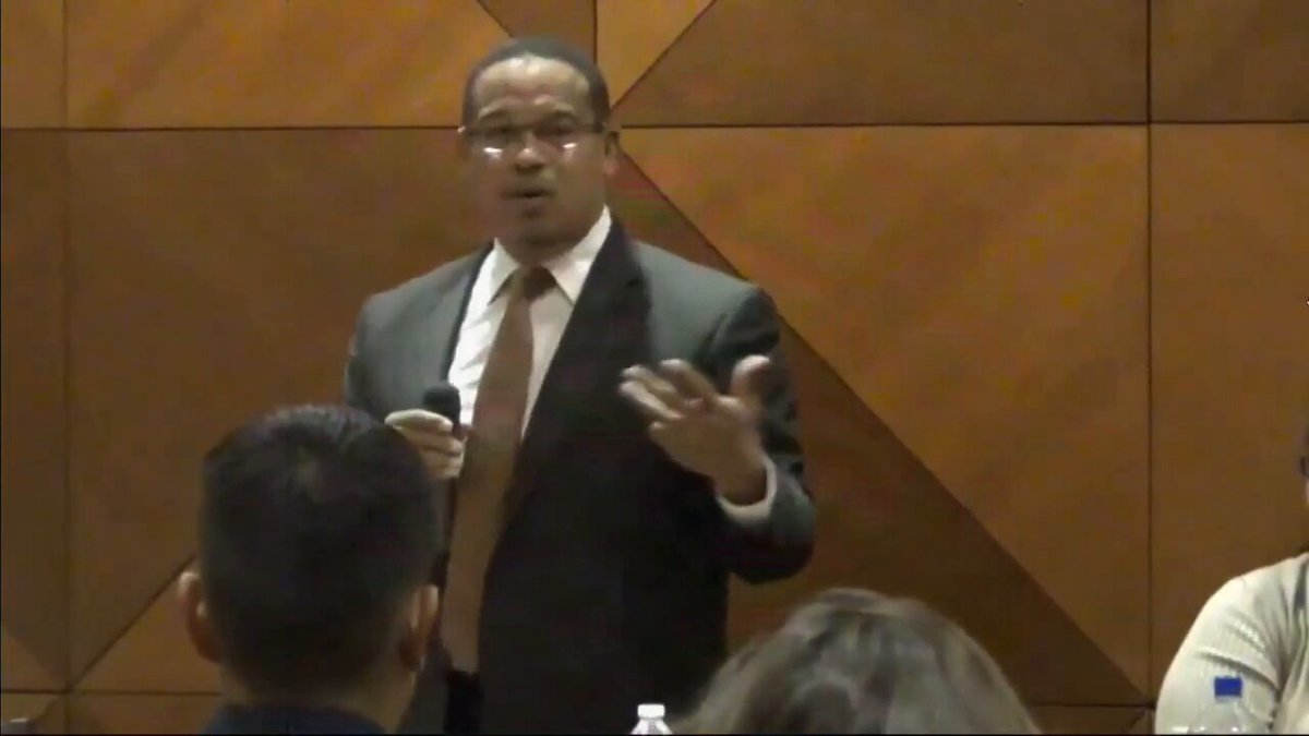 .Attorney General Keith Ellison on "sanctuary cities" in 2017: "I'm one of them people who believes we should give our neighbors sanctuary, and if you ask yourself, 'What would I do if I was a Gentile in 1941 if my Jewish neighbors were under attack by the Nazis, would I give them sanctuary?'"