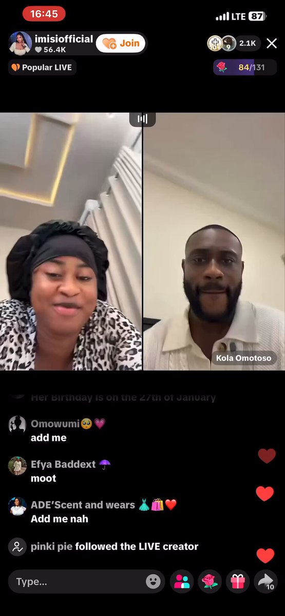 See these two criminals 😂😂😂 Acting like they haven’t had the conversation offline before But why is imisi always shy around lol?😂😂😂 Kola said we should ask her why she’s shy My sweet sibling ship😍