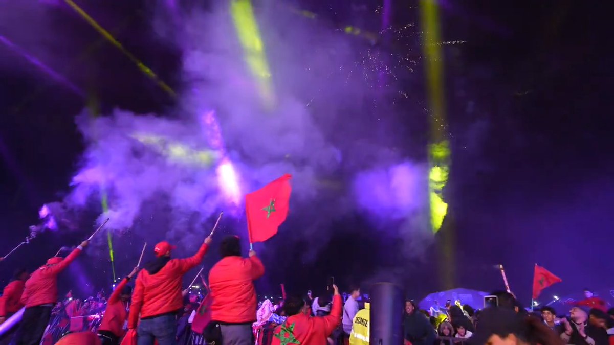 No bigger gathering. No truer emotions. Marrakech lives and breathes football. All for Morocco's #TotalEnergiesAFCON2025 dream. 🇲🇦❤️