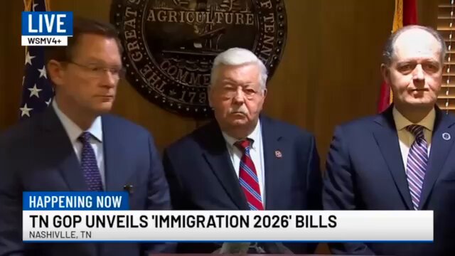 Q: “If a 10yo goes to register at school — will that info be turned over to ICE?” Bo Watson: “I don’t think the details have been worked out. We’re waiting to hear back from the White House (Stephen Miller).” 🤷🏼 Right back to attacking kids. The cruelty is the point. TN House Republicans Speaker Cameron Sexton TN Senate GOP