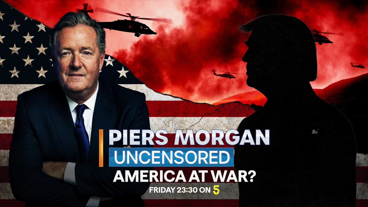Piers Morgan Uncensored returns to Channel 5 tonight at 11.30pm, uncovering Trump's global meddling and the Minnesota shooting that's divided the world. 📺 Piers Morgan | Channel 5