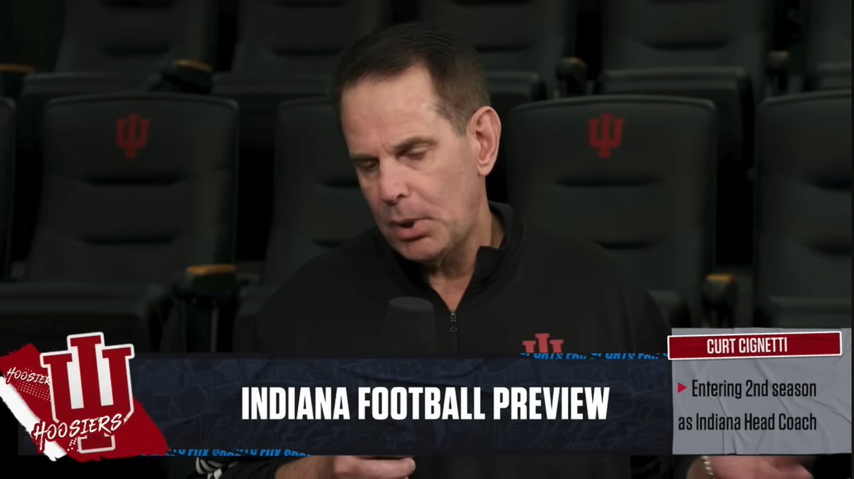 Indiana HC Curt Cignetti: Discipline “You play fast, physical, smart, disciplined, poised, not affected by success, not affected by failure. Never satisfied. Never. Regardless of the circumstances of the game until you go into the locker room. If you develop that kind of mentality, you’re going to have an edge.”