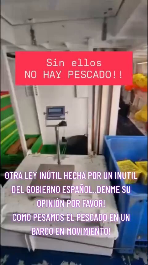 🔴 ESTE PESCADOR SE QUEJA DE LA NUEVA LEY DEL GOBIERNO Una nueva ley de Sánchez obliga a los pescadores a pesar el pescado con el barco en movimiento. Como veréis en el vídeo es misión imposible. Video | Conejo Blanco
