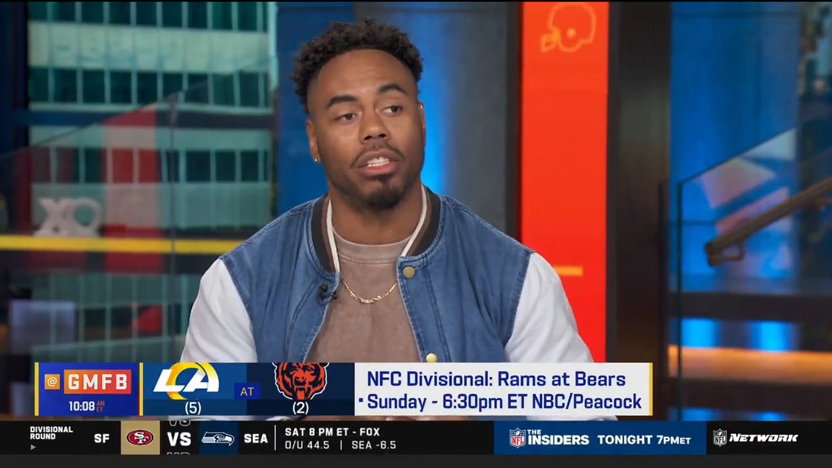 "This Rams team is the closest thing to the 'Greatest Show on Turf.'" Rashad Jennings is the lone member of the GMFB crew taking the Rams over the Bears on Sunday 👀