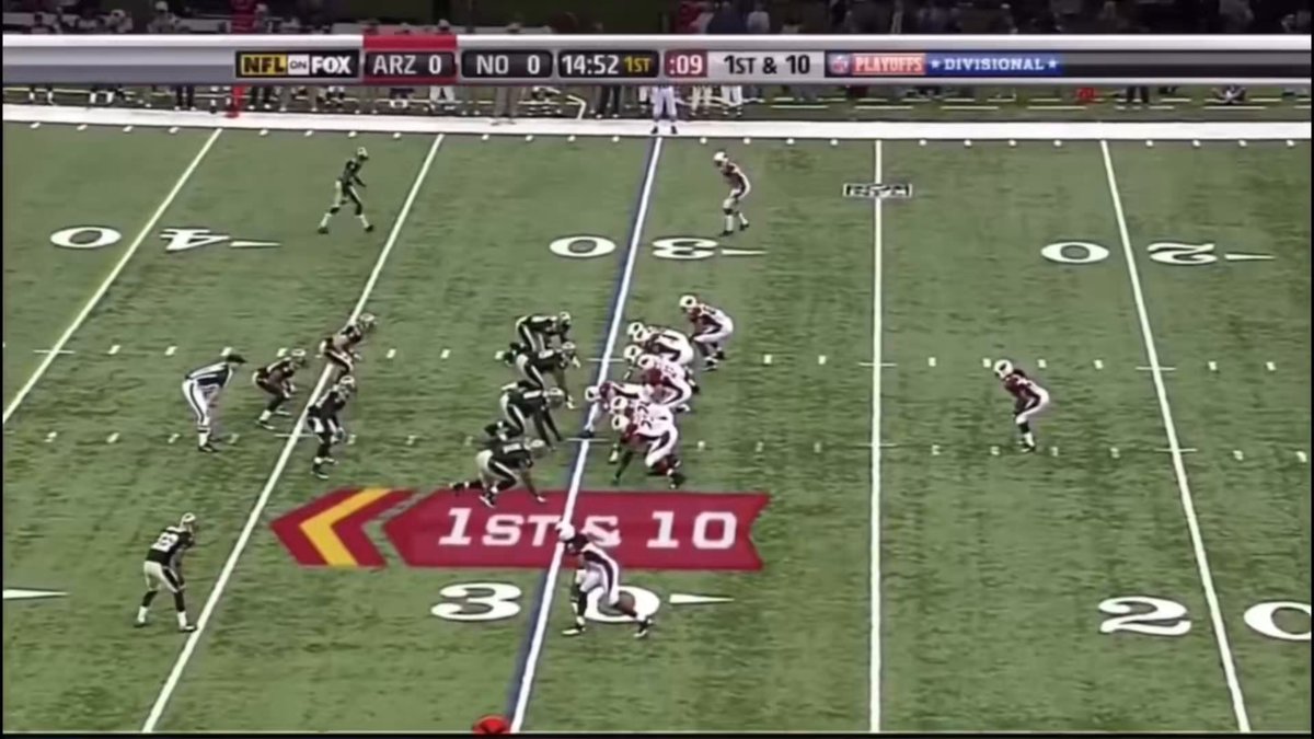 January 16th, 2010: The Saints dominate the Cardinals in the NFC Divisional Game #Saints