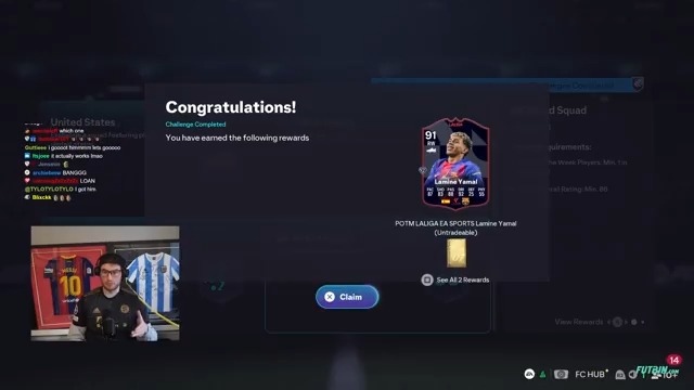 86 SQUAD FROM SOPHIA WILSON SBC GIVES POTM YAMAL HAHAHA
