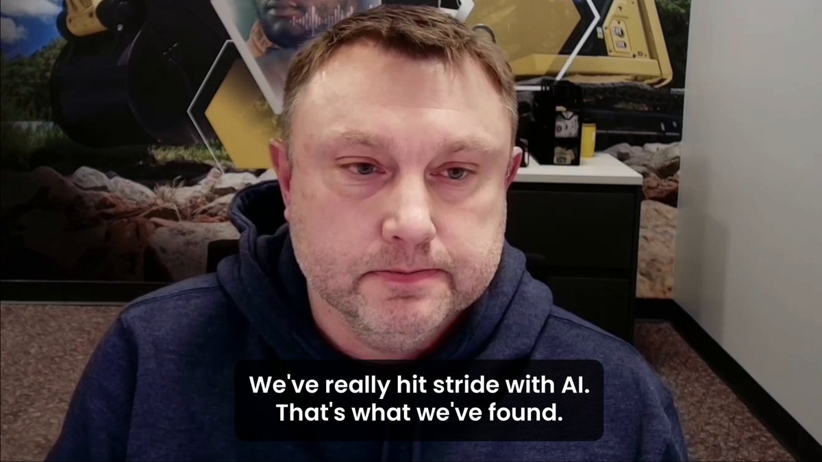 What happens when AI works alongside people? 🤝 Brandon Hootman, VP of Data & AI at CaterpillarInc, shares how AI agents on excavators at the edge, powered by NVIDIA Thor, provide real-time feedback and assistance to make jobsites safer and more efficient. 🎧 Listen to the NVIDIA AI Podcast