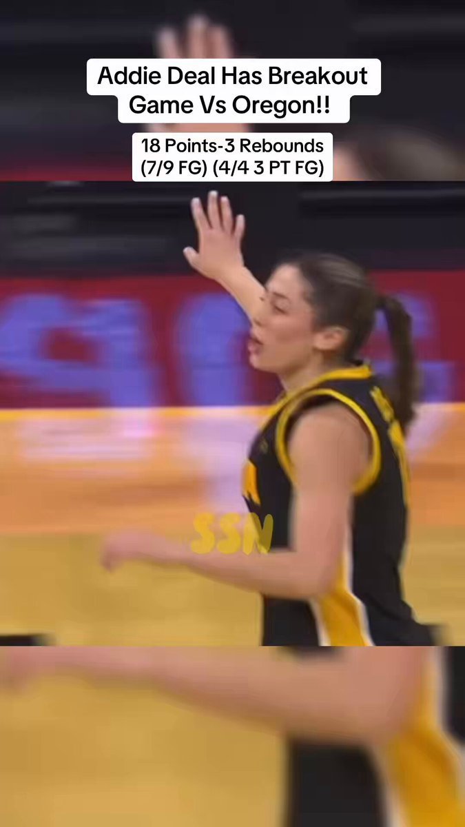 Addie Deal Has Breakout Game Vs Oregon!! Drops 18 Points, 4/4 From 3!!
