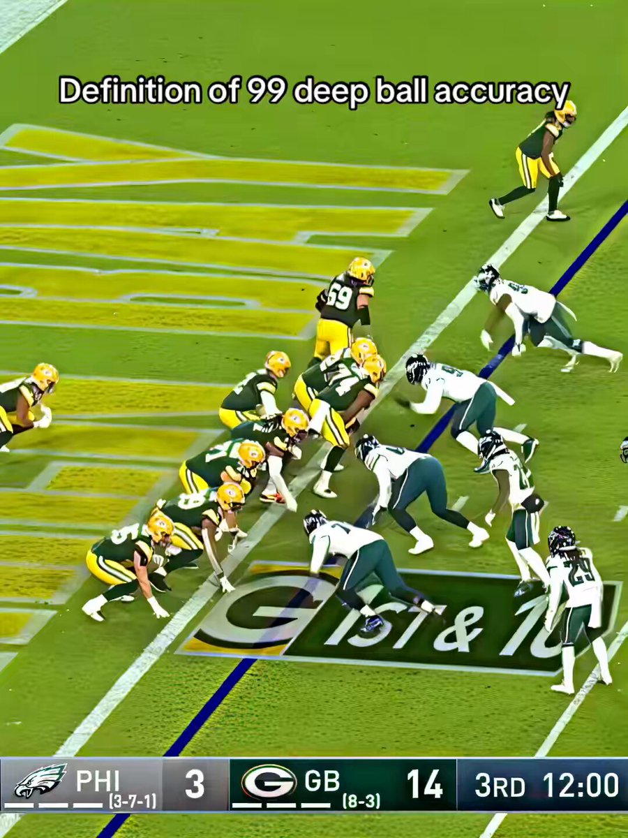 THE GREATEST DEEP BALL THROWER IN #NFL HISTORY: AARON RODGERS. PERFECT DEEP BALLS. EVERY TIME.